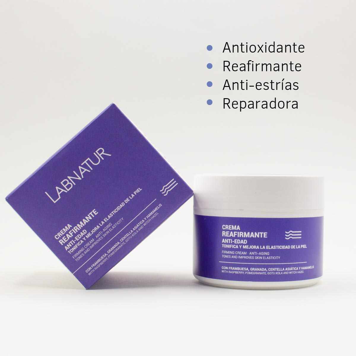 Gel Crema Reafirmante Antiedad Labnatur 300 ml | Firmeza, Elasticidad y Tonificación Corporal | Vegano_3