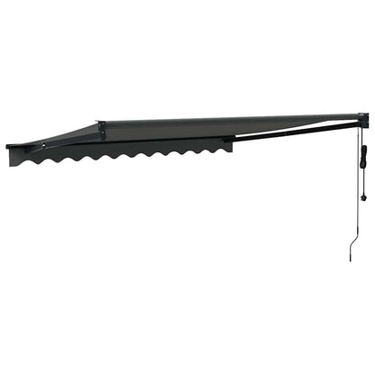 Toldo Retráctil Automático Gris Antracita 3,5x2,5 M_4
