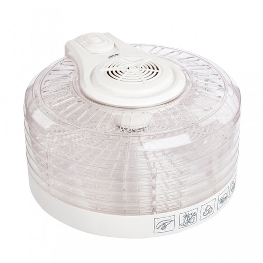 Deshidratador Alimentos, 5 Bandejas, 3 Niveles Temperatura, Seca Frutas, Verduras, Carne, Sin Bpa Mpm Msg-02 Transparente_0