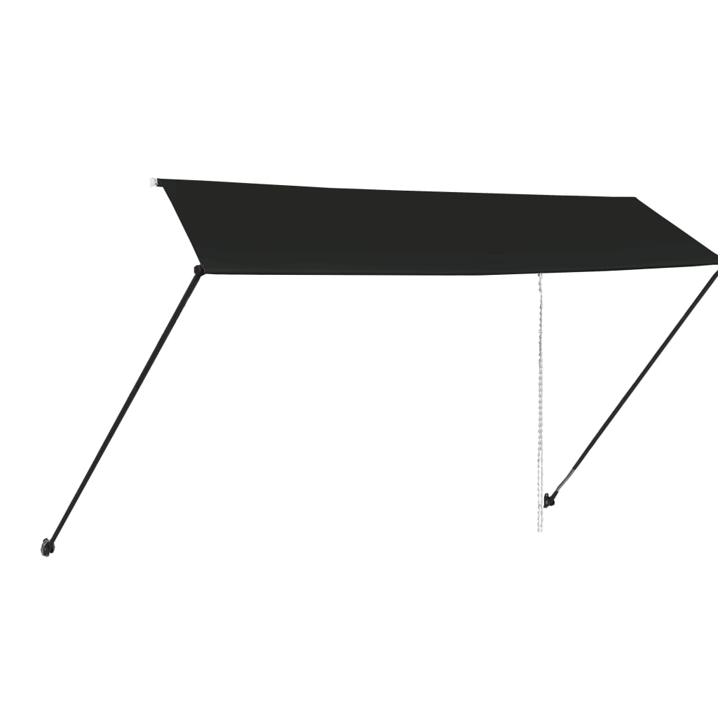 Toldo Retráctil Con Led Gris Antracita 350x150 Cm_3