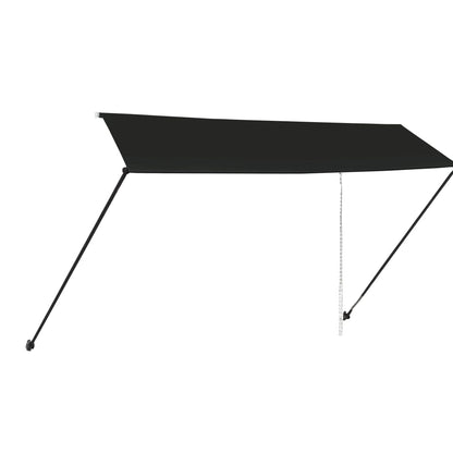 Toldo Retráctil Con Led Gris Antracita 350x150 Cm_3