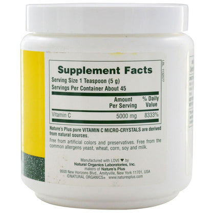 Vitamina C Microcristales 227 g Natures Plus
