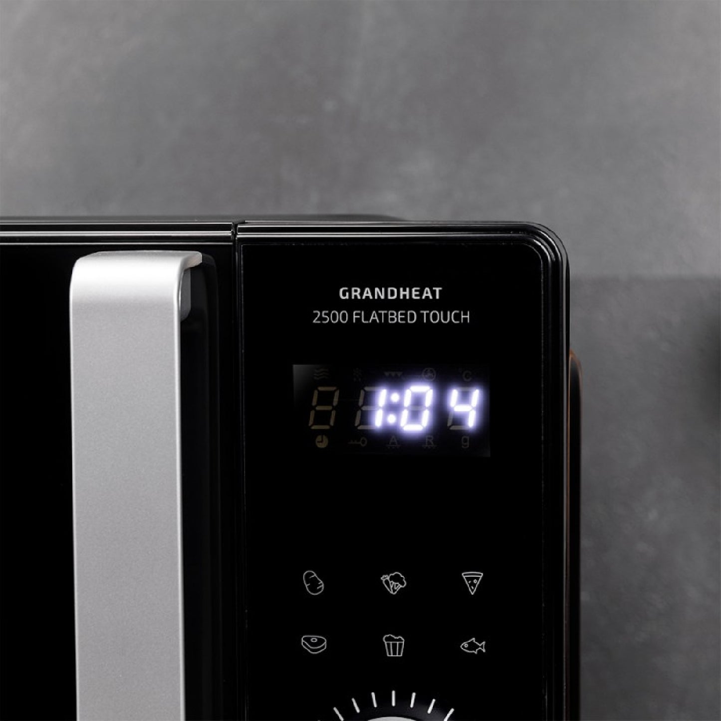 Microondas Sin Plato Digital Grandheat 2500 Flatbed Touch Black. 800 W, Capacidad 25 L, Panel De Control Táctil, 8 Funciones Preconfiguradas, Tempor_3