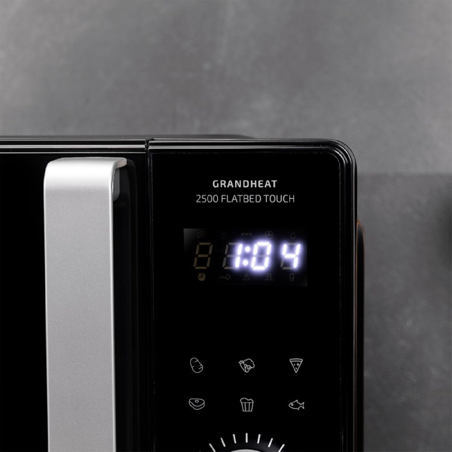 Microondas Sin Plato Digital Grandheat 2500 Flatbed Touch Black. 800 W, Capacidad 25 L, Panel De Control Táctil, 8 Funciones Preconfiguradas, Tempor_3