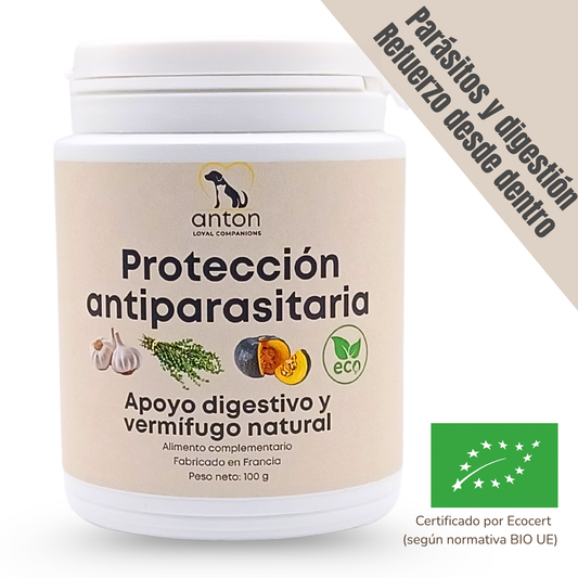 Suplemento natural para perros y gatos – Fórmula Protección Antiparasitaria ECO 100 g_0