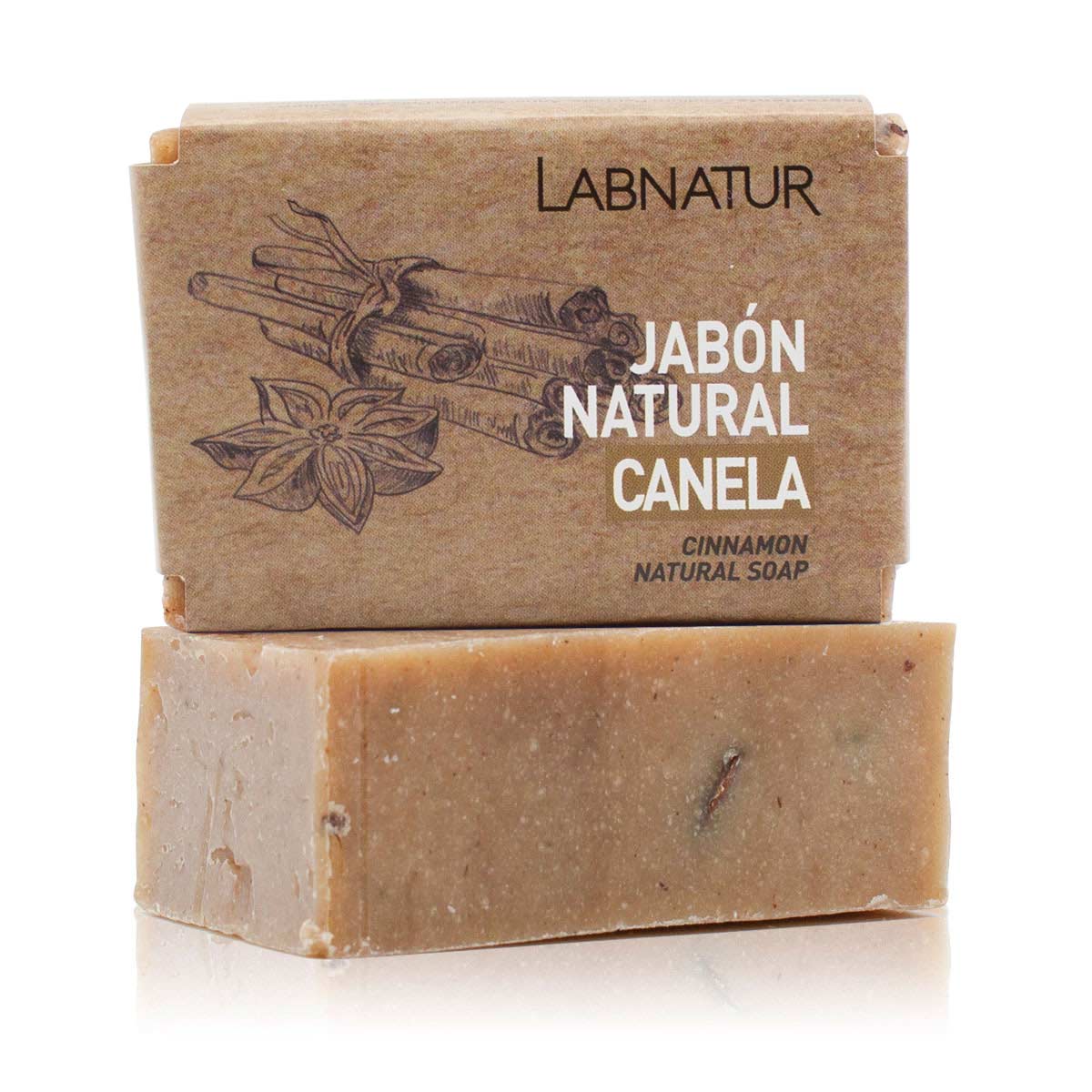 Jabón Natural Canela Labnatur 100 g | Aroma Especiado | Estimulante | Limpieza Energizante_0