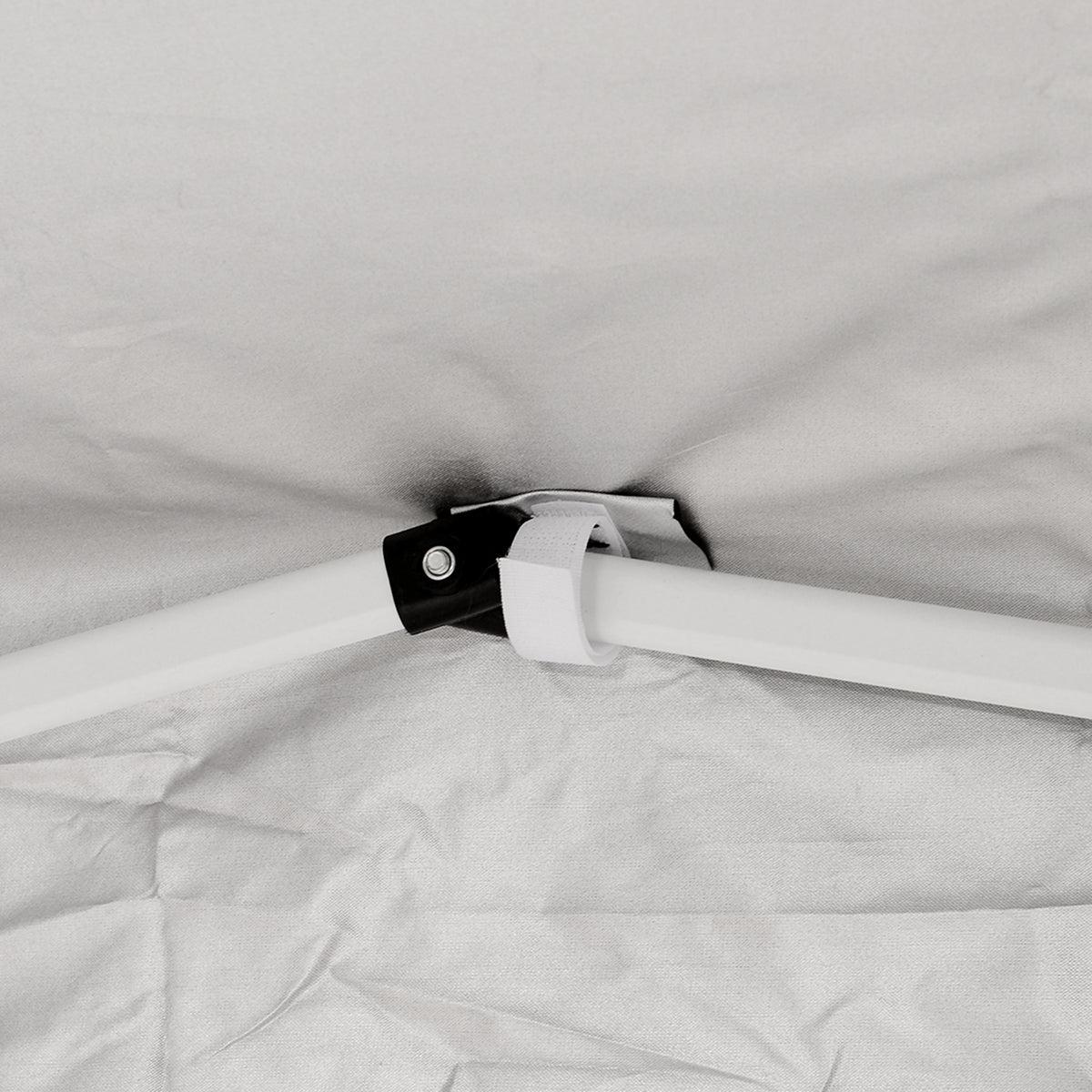 Carpa Plegable Outsunny Blanco 240x240x250cm Tela Oxford Acero_5