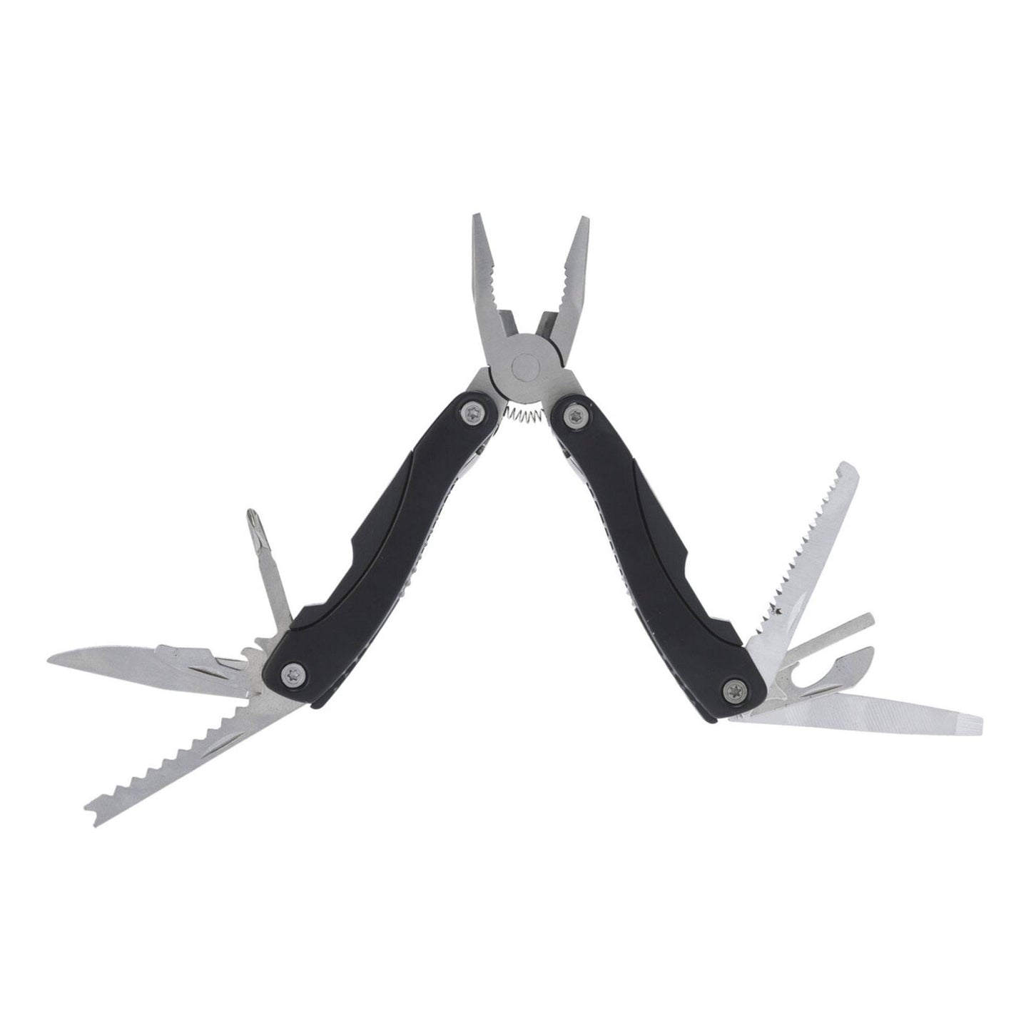 Well Home Alicates Multi Herramientas Con 16 Funciones En Acero Inoxidable Con Mango Negro 15,5cm_0