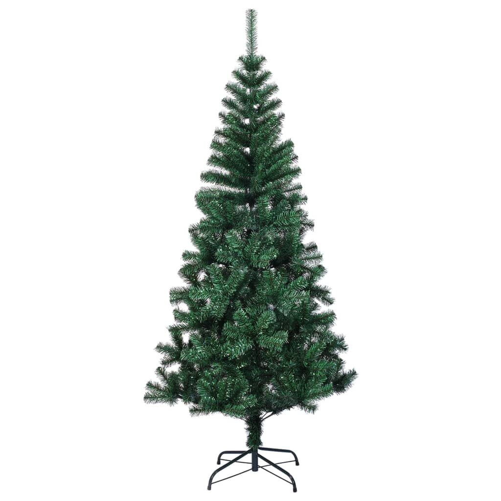 Vidaxl Árbol De Navidad Artificial Puntas Iridiscentes Pvc Verde 240cm_0