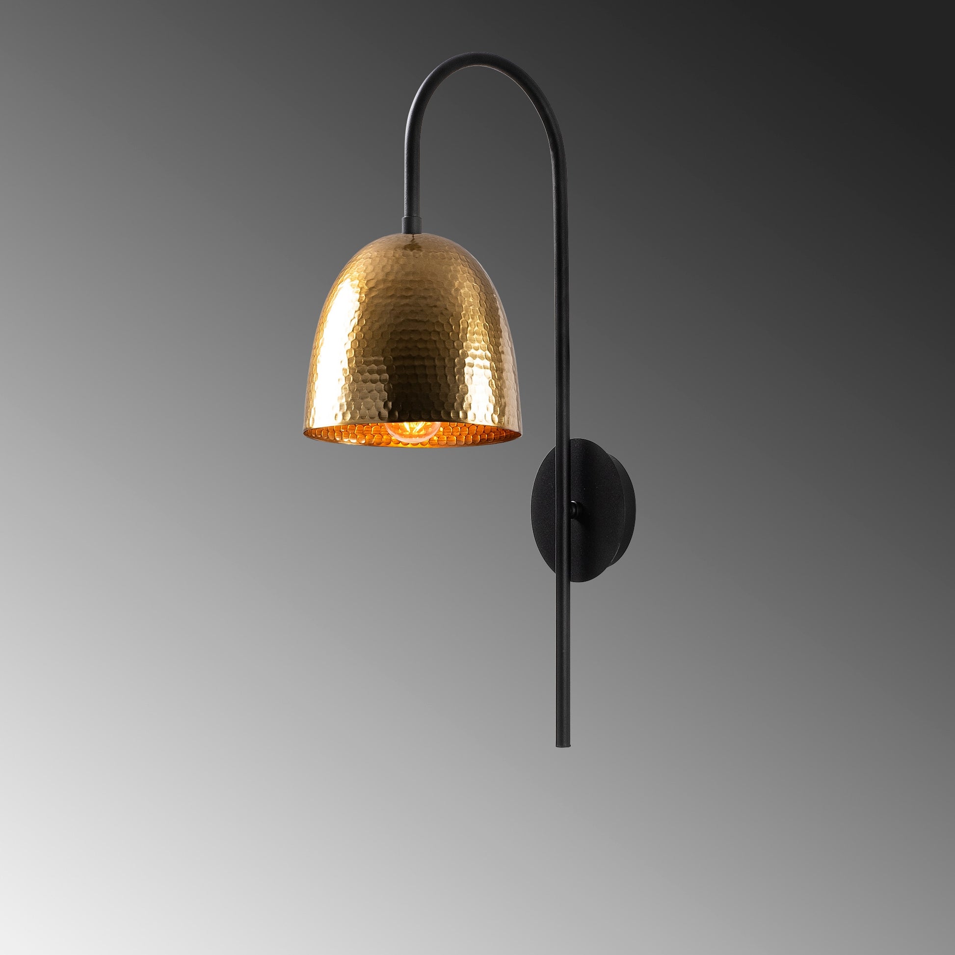 Aplique De Pared, Metal , Negro vintage, 16x24x57, Casquillo E 27 Max 40 W_3