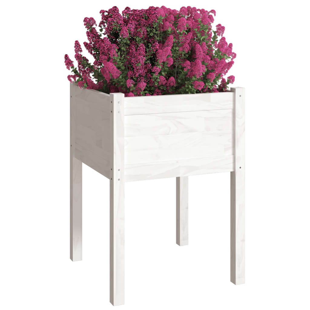 Jardineras 2 Uds Madera Maciza De Pino 50x50x70 Cm_2