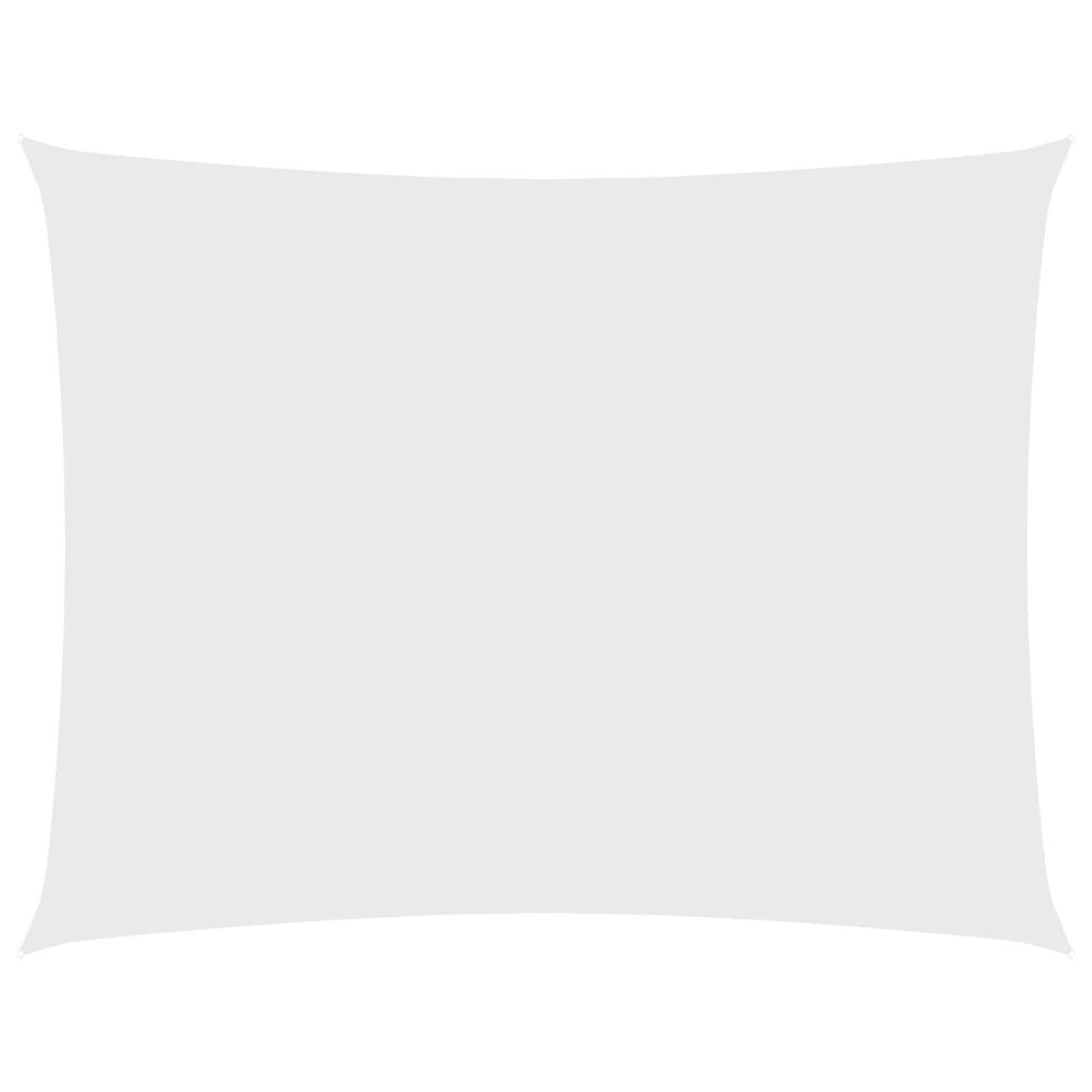 Vidaxl Toldo De Vela Rectangular Tela Oxford Blanco 2x3,5 M_0