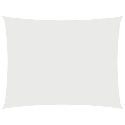 Vidaxl Toldo De Vela Rectangular Tela Oxford Blanco 2x3,5 M_0