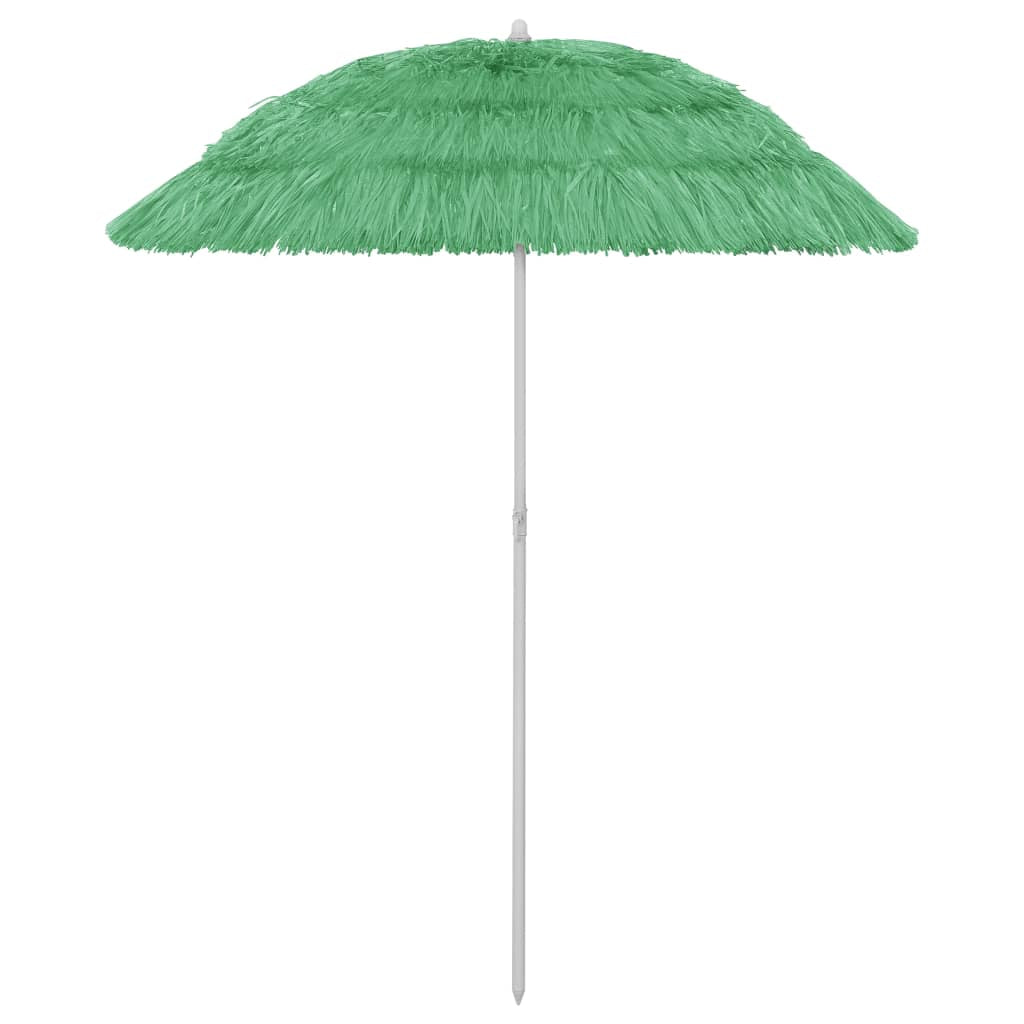 Vidaxl Sombrilla De Playa Hawaii Verde 180 Cm_0