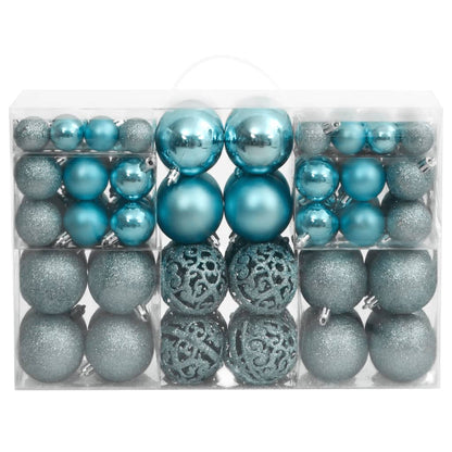 Vidaxl Bolas De Navidad 100 Unidades Turquesa 3 / 4 / 6 Cm_1