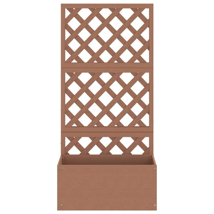 Jardinera Con Enrejado Wpc 65x33x135 Cm_3