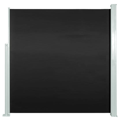 Vidaxl Toldo Lateral Retráctil De Jardín Negro 140x300 Cm_0