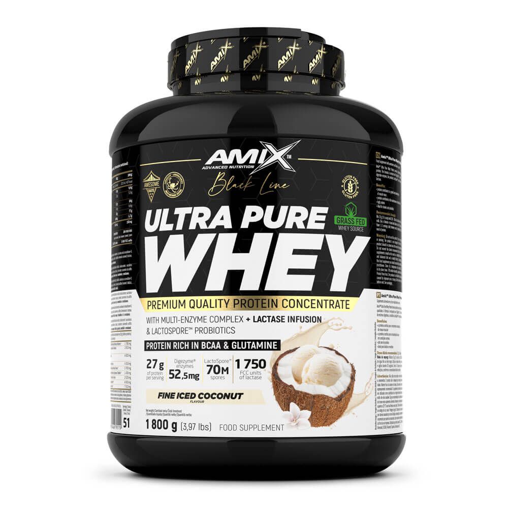 Ultra Pure Whey - 1,8kg - Coco - Proteina De Suero Whey - Amix Nutrition_0