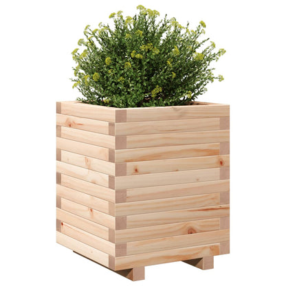 Jardinera Madera Maciza De Pino 40x40x49,5 Cm_3