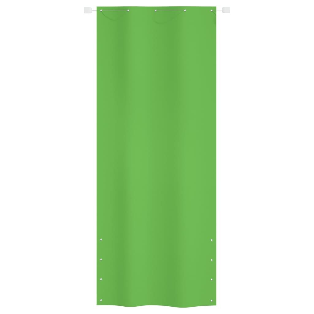 Vidaxl Toldo Pantalla Para Balcón Tela Oxford Verde Claro 100x240 Cm_1