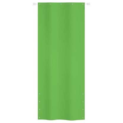 Vidaxl Toldo Pantalla Para Balcón Tela Oxford Verde Claro 100x240 Cm_1