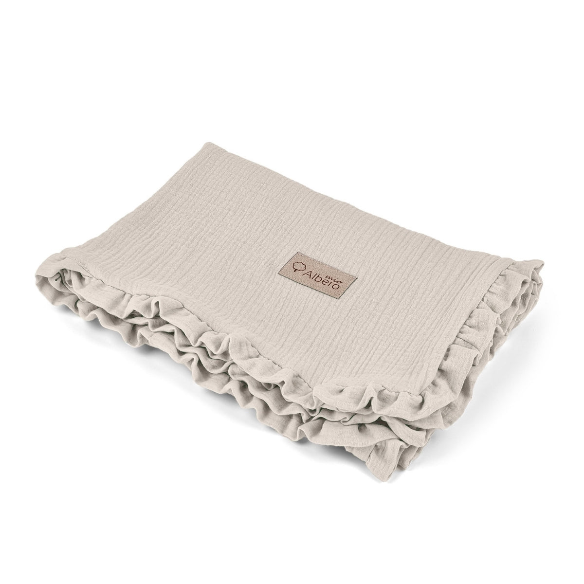 Manta De Bebé Doble Muselina Cotton Color Beige_1