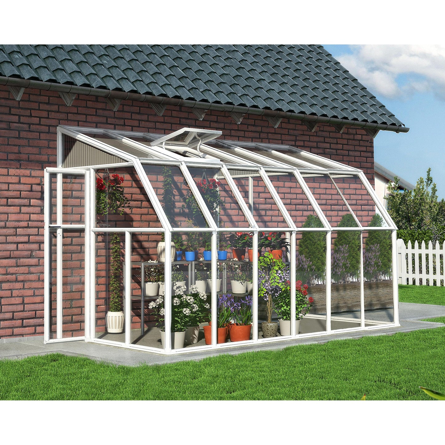Pérgola adosada cerrada Sunroom 386x200 cm