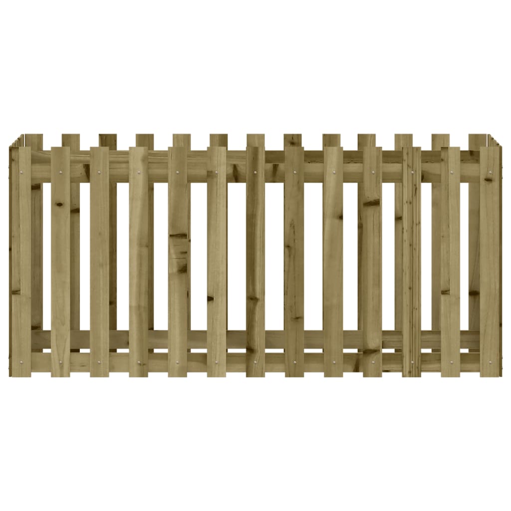 Arriate Elevado Jardín Valla Madera Impregnada Pino 150x50x70cm_4