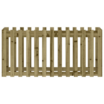 Arriate Elevado Jardín Valla Madera Impregnada Pino 150x50x70cm_4