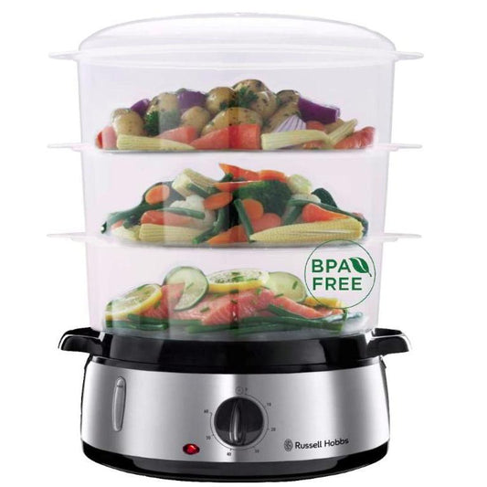 Vaporera de 3 recipientes Cook@Home Russell Hobbs