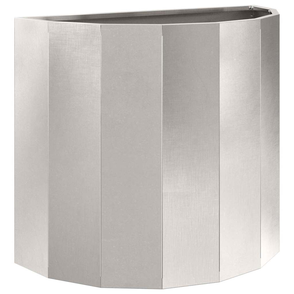 Jardinera Plateado 60 X 30 X 50 Cm Acero Inoxidable_0