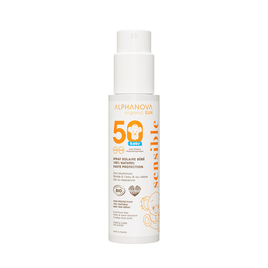 Spray solar bebé bio spf50 Alphanova 100g