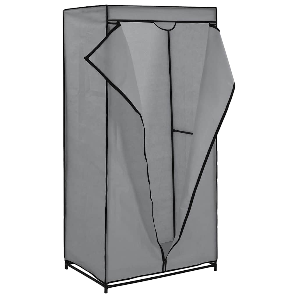 Armarios 2 Unidades Gris 75x50x160 Cm_3