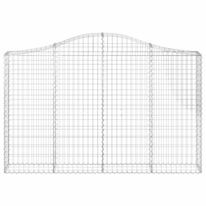 Cestas De Gaviones 3 Uds Forma De Arco Hierro 200x30x120/140 Cm_3