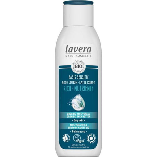 Loción corporal rica nutritiva basis sensitiv, Lavera 250 ml
