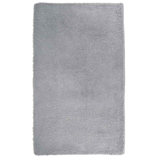 Vidaxl Alfombra De Pelo Largo Navarra Gris Claro 80x150 Cm Poliéster_0