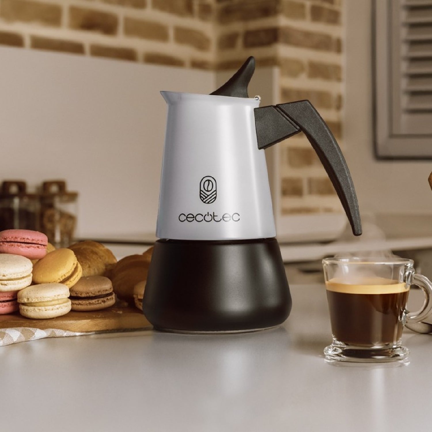 Cecotec Cafetera Italiana Piccolina 600 Blue. 300ml, 6 Tazas De Café, Acero Inoxidable, Apta Todas Superficies, Filtro P_2