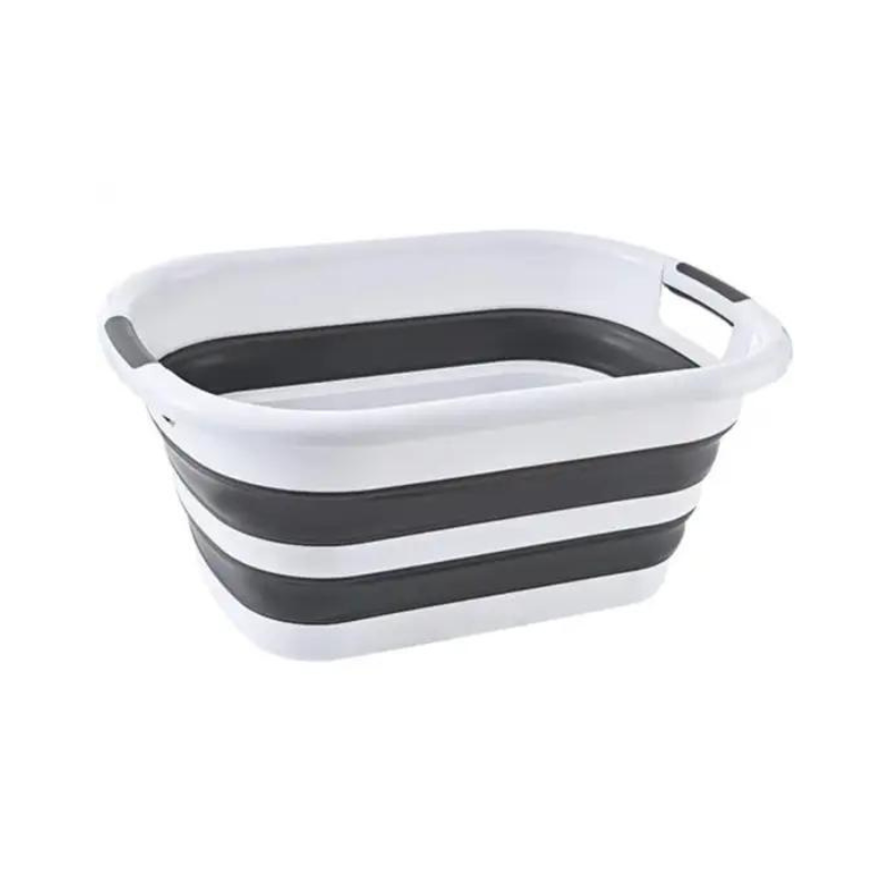 Cesta Colada Plegable 26l Perpetual Cesto Ropa Sucia Limpia Cubo Plástico_0