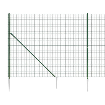 Cerca De Alambre Con Pinchos De Anclaje Verde 2x25 M / Vetonek_3