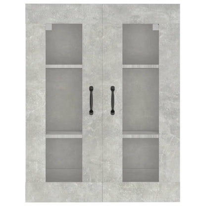 Armario Colgante De Pared Gris Hormigón 69,5x34x90 Cm / Vetonek_0