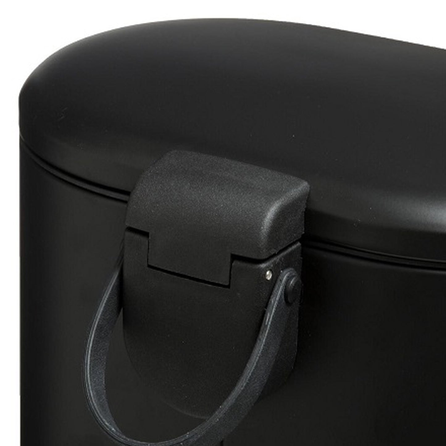 Wellhome Cubo Pedal Acero Inoxidable Siliflex 6l Negro