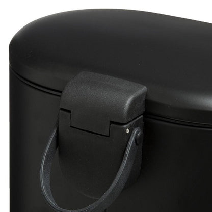 Wellhome Cubo Pedal Acero Inoxidable Siliflex 6l Negro