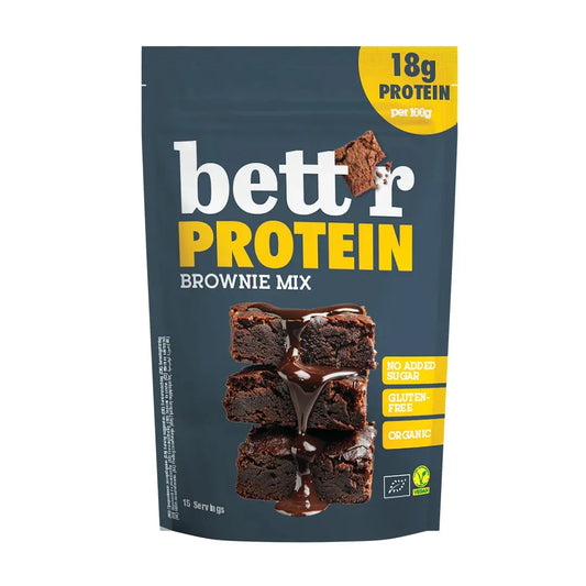 Preparado Para Brownies Proteicos Sin Gluten Bett'r 400g Bio_0