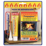 Kit Reparacion Estufas/chimeneas, Cola Refractaria Y Cordon Fibra Vidrio 8 Mm. X 2,5 M.
