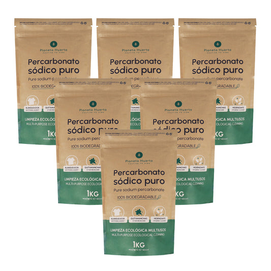 Pack 6x Percarbonato Sódico Planeta Huerto 1 Kg