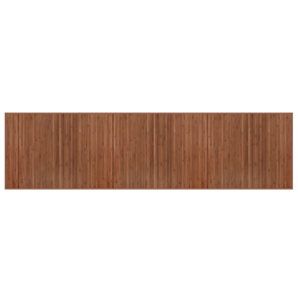 Alfombra Rectangular Bambú Marrón 80x300 Cm / Vetonek_5