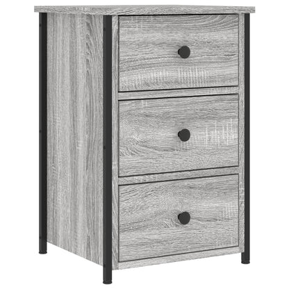 Mesitas Noche 2 Uds Madera Ingeniería Gris Sonoma 40x36x60 Cm_3