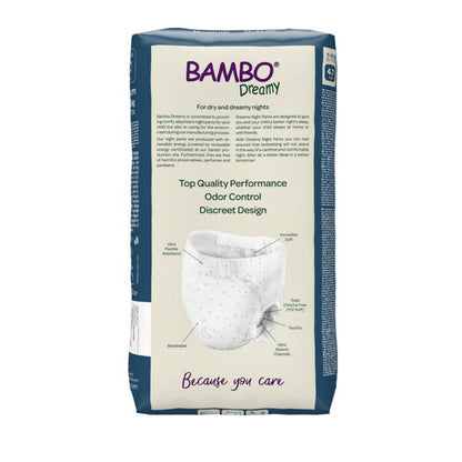 Bambo Dreamy pants para noche M (15-35kg) 10 uds Bambo Nature