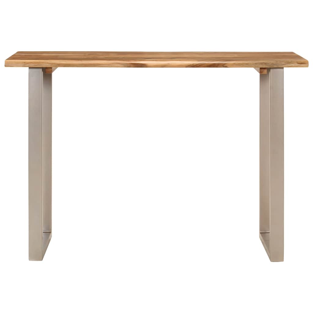 Mesa De Comedor Madera Maciza De Acacia 110x50x76 Cm_2