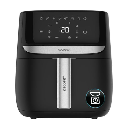 Freidora Sin Aceite 5,5 L De Aire Caliente Con Báscula Cecofry Advance Precision X. 1700 W, Dietética, Táctil, Temporizador, Temperatura Regulable,_0